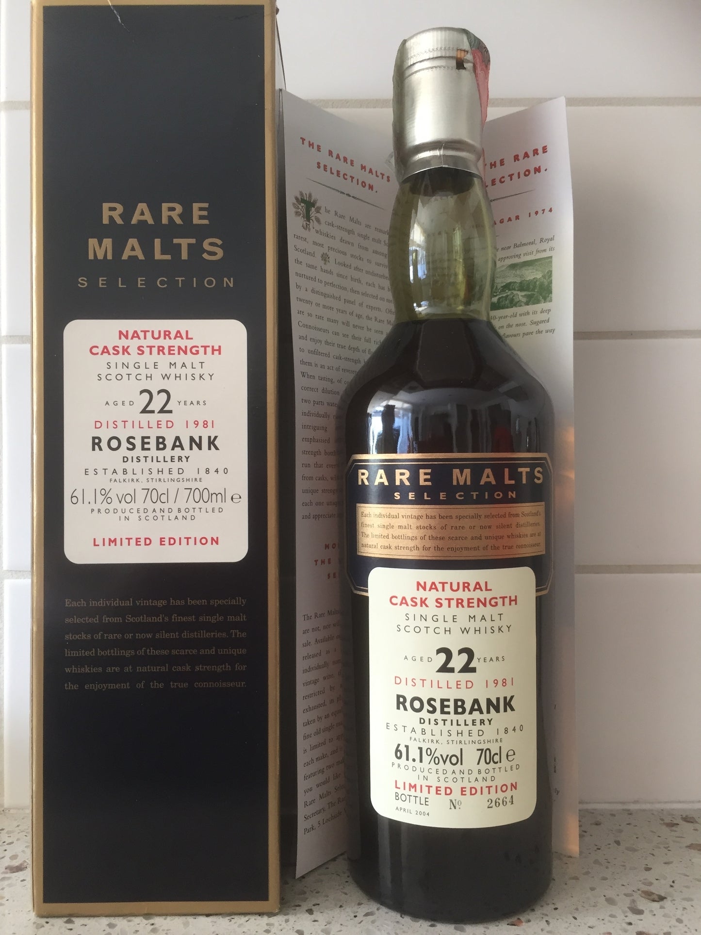 Rosebank 1981 - 22y Rare Malts