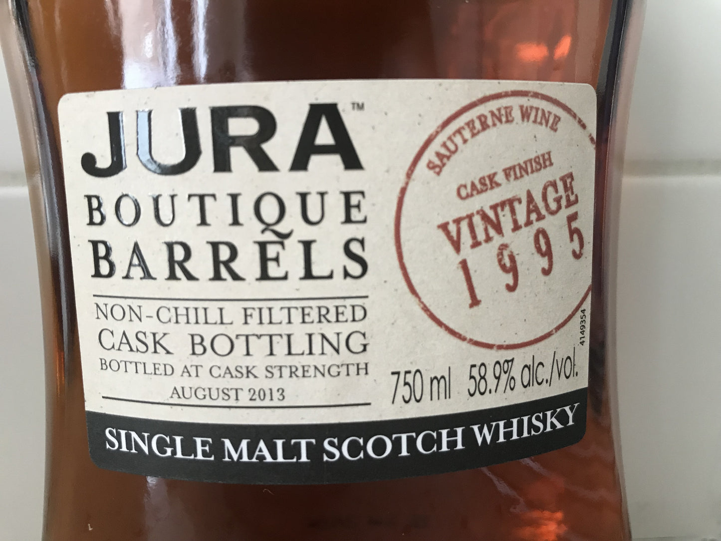 Jura 1995 Vintage - boutique barrels, single cask 8, OB - 6cl