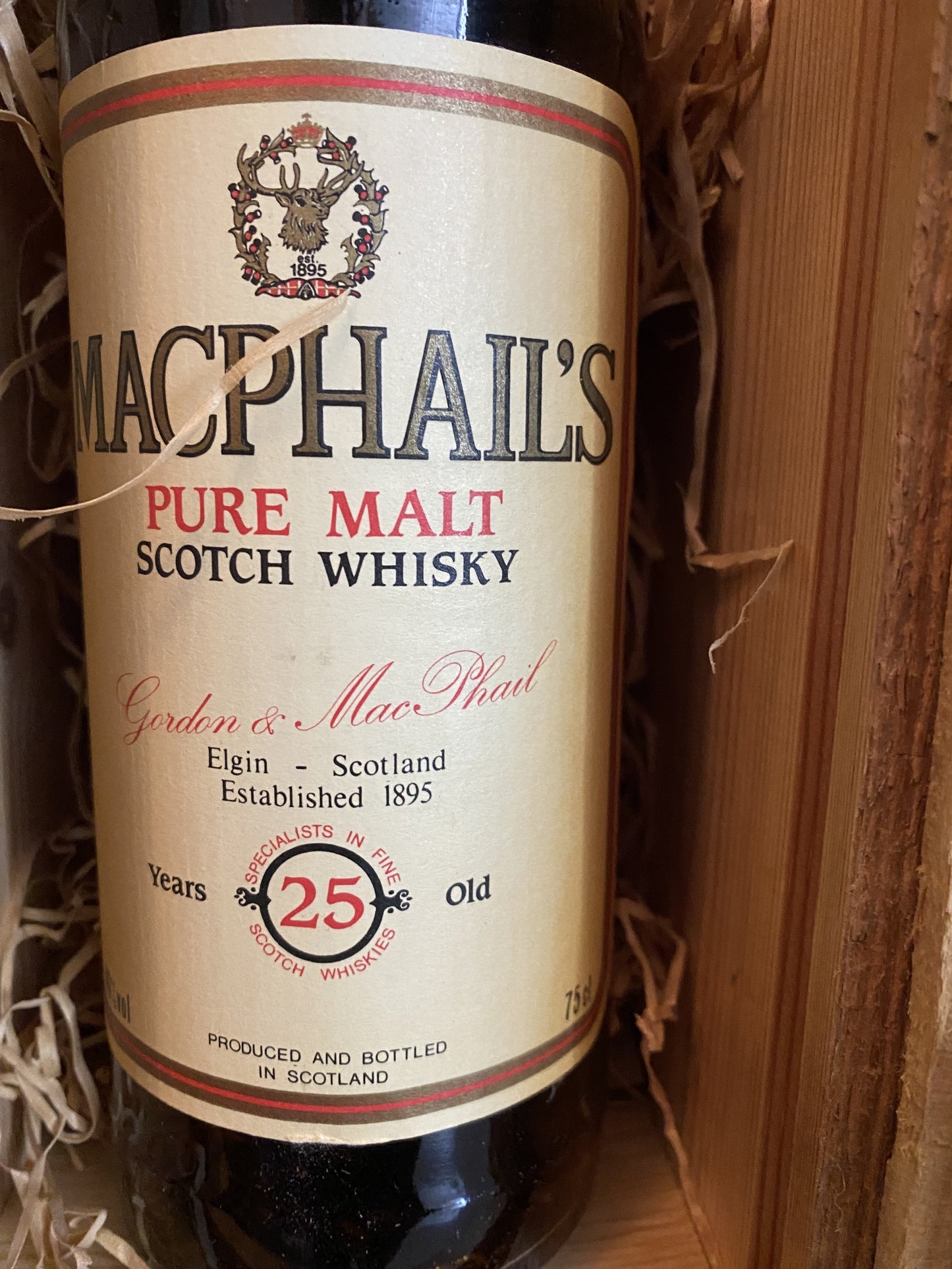 MacPhail's pure malt 25y - Macallan from the early 60's - 6cl
