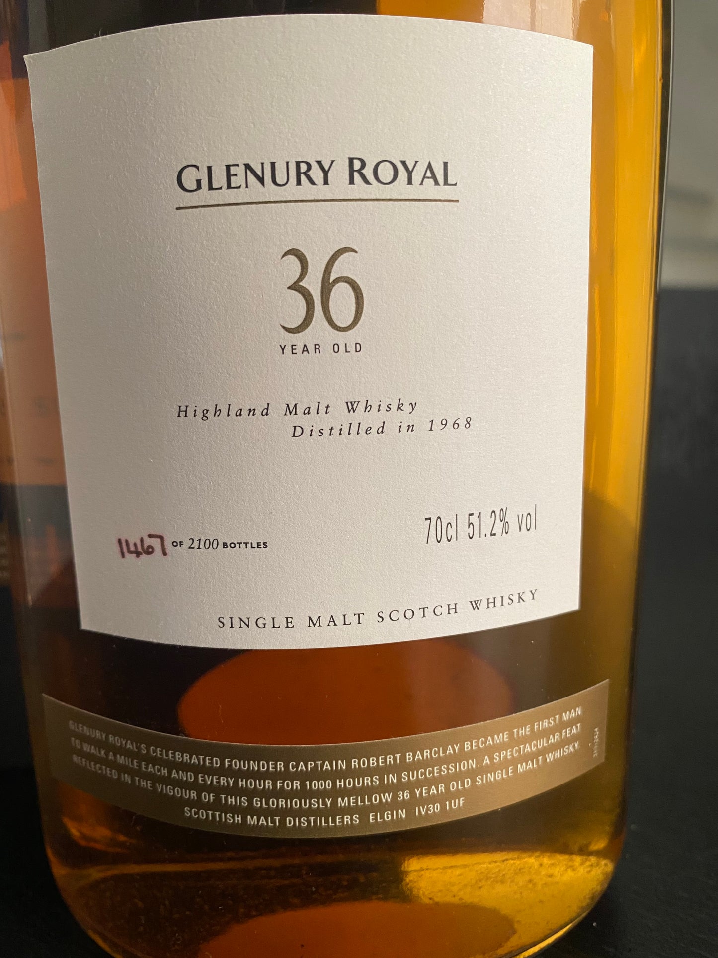 Glenury Royal 1968 -36y OB Limited edition - 6cl