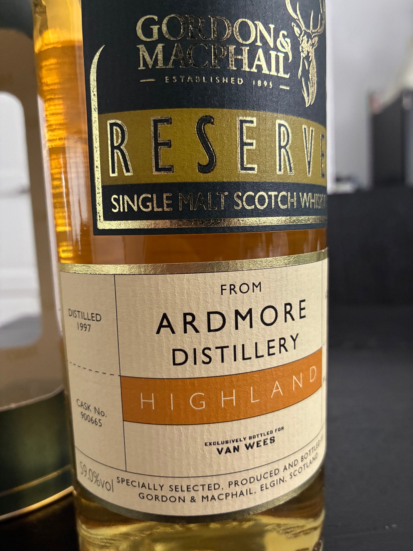 Ardmore 1997 GM Reserve sc - full bottle
