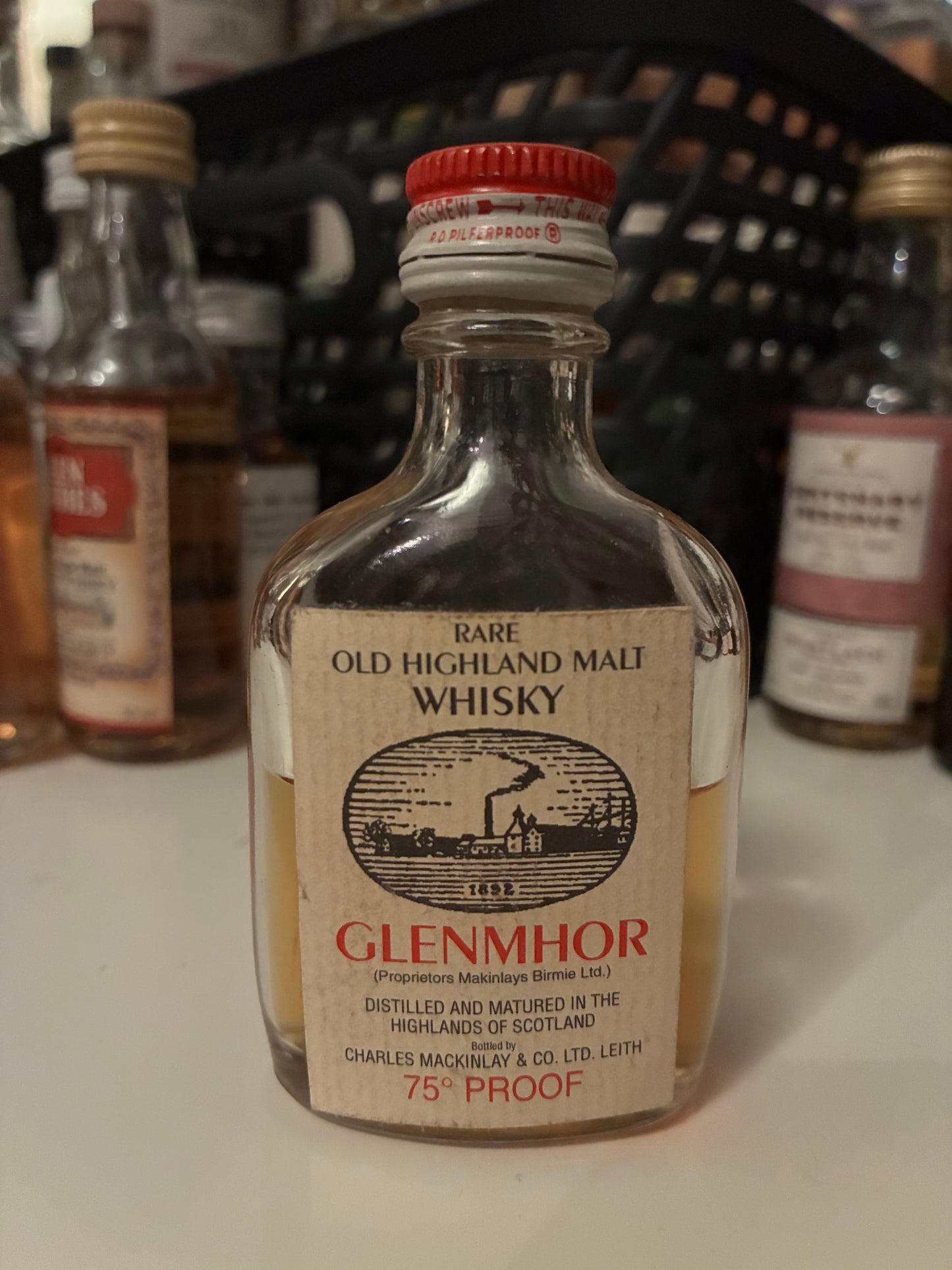 Glen Mhor 75 proof - miniature
