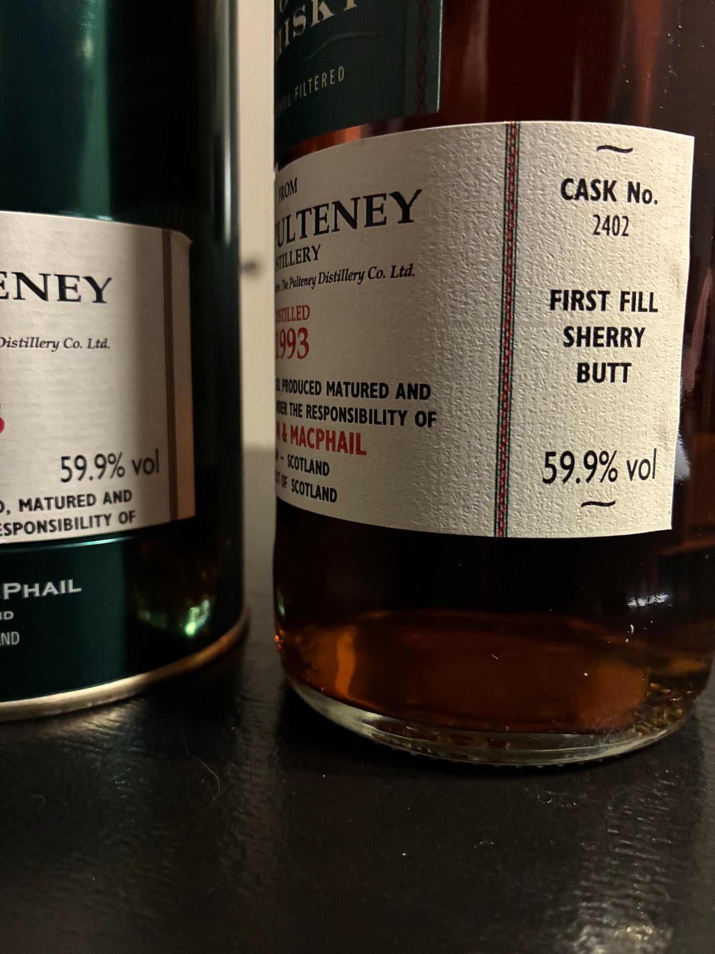 Old Pulteney 1993 GM Cask strength - single cask 2402