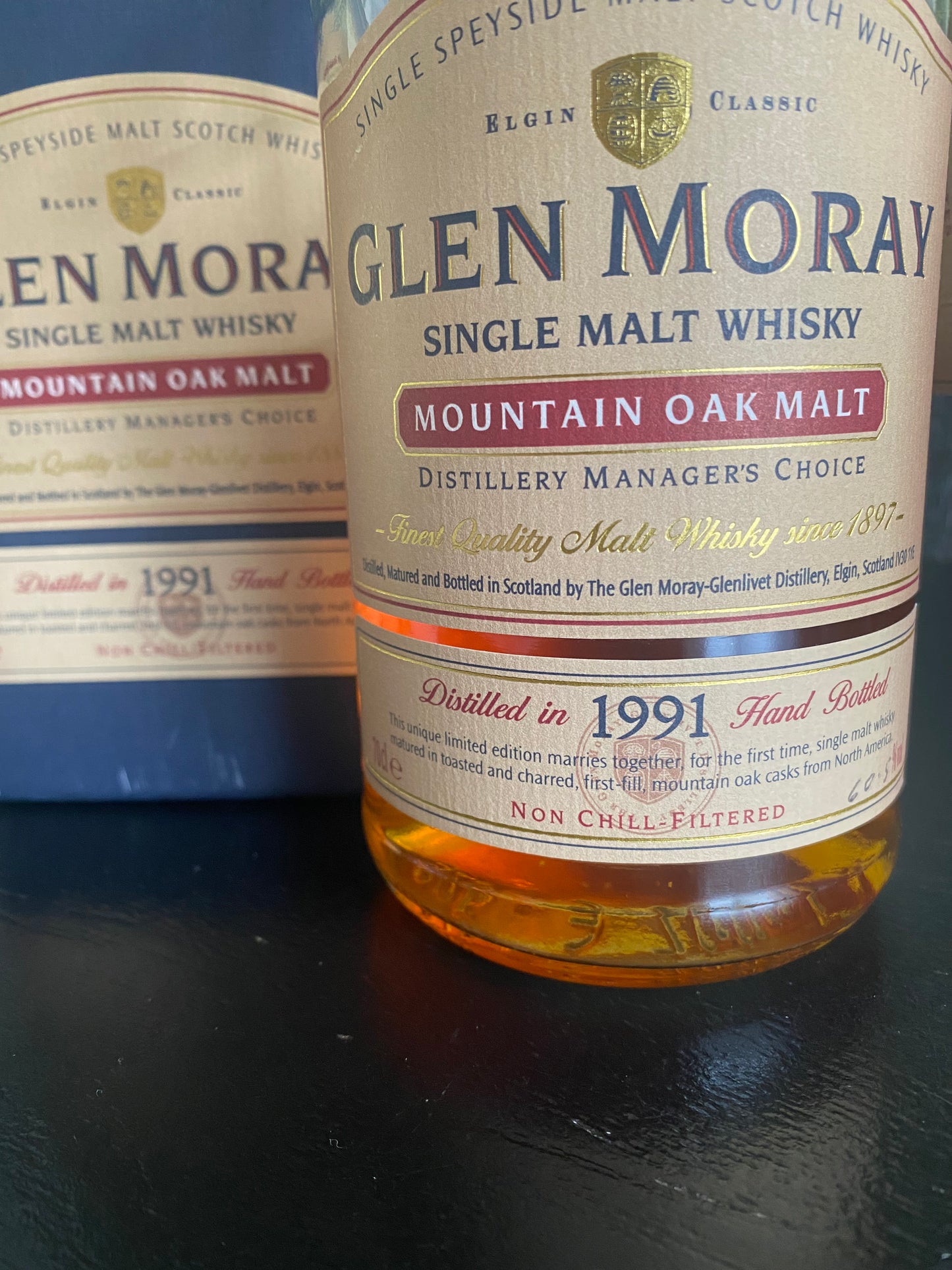 Glen Moray 1991 Mountain Oak Malt - first edition - 6cl