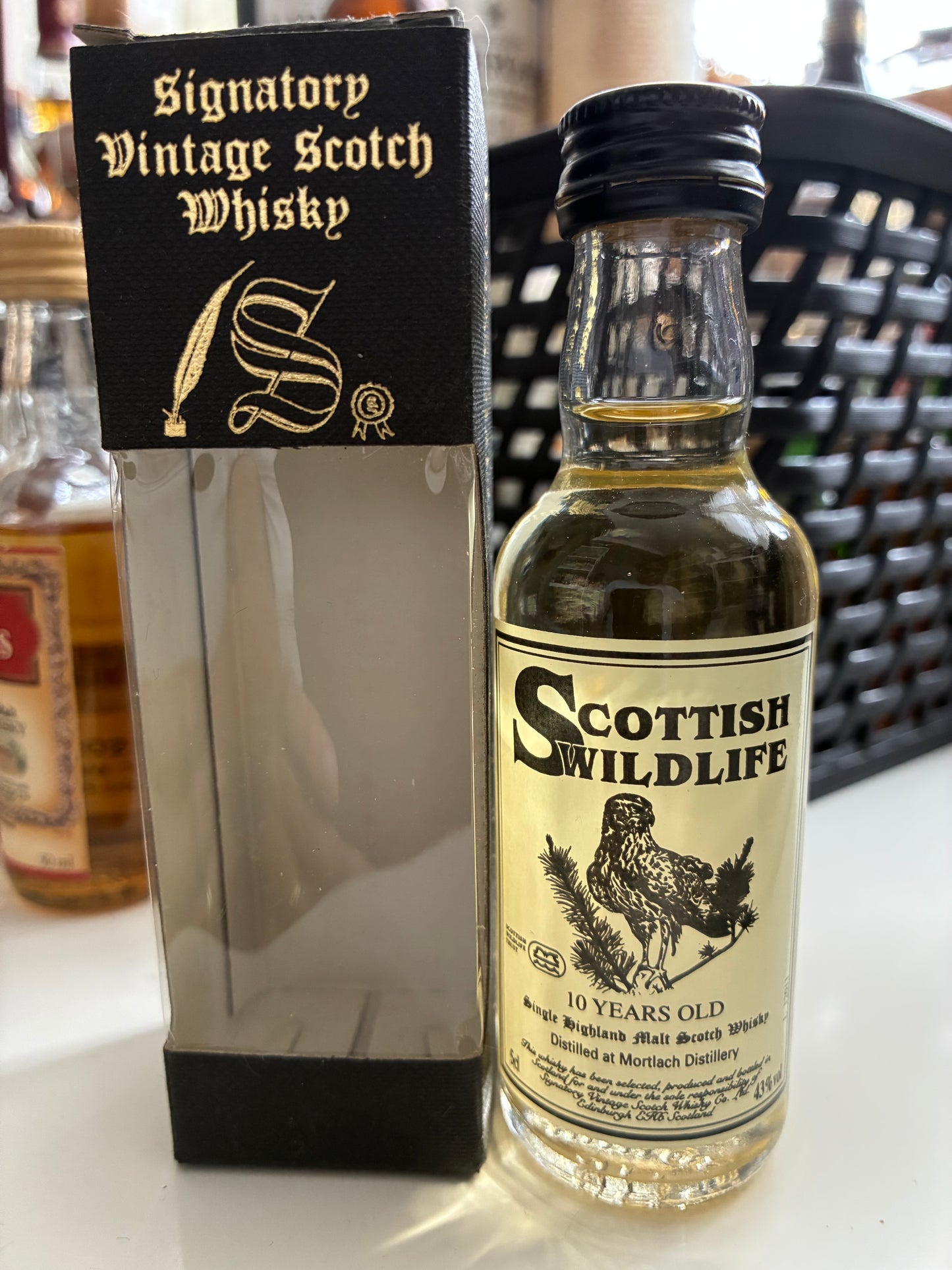 Mortlach 10y Scottish wildlife - miniature