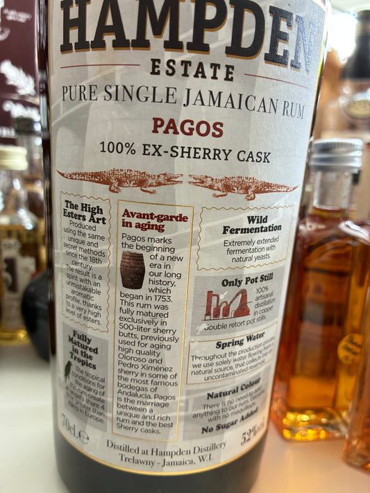 Hampden Pagos - 100% ex-sherry cask - 6cl