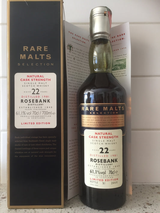 Rosebank 1981 - 22y Rare Malts - 6cl