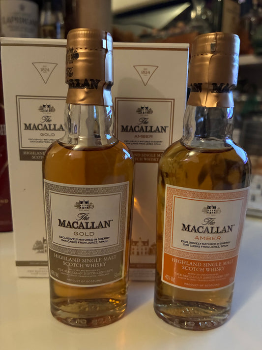 The Macallan Gold + Amber - miniatures