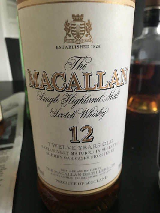 Macallan 12y OB - sherry oak from Jerez - 6cl