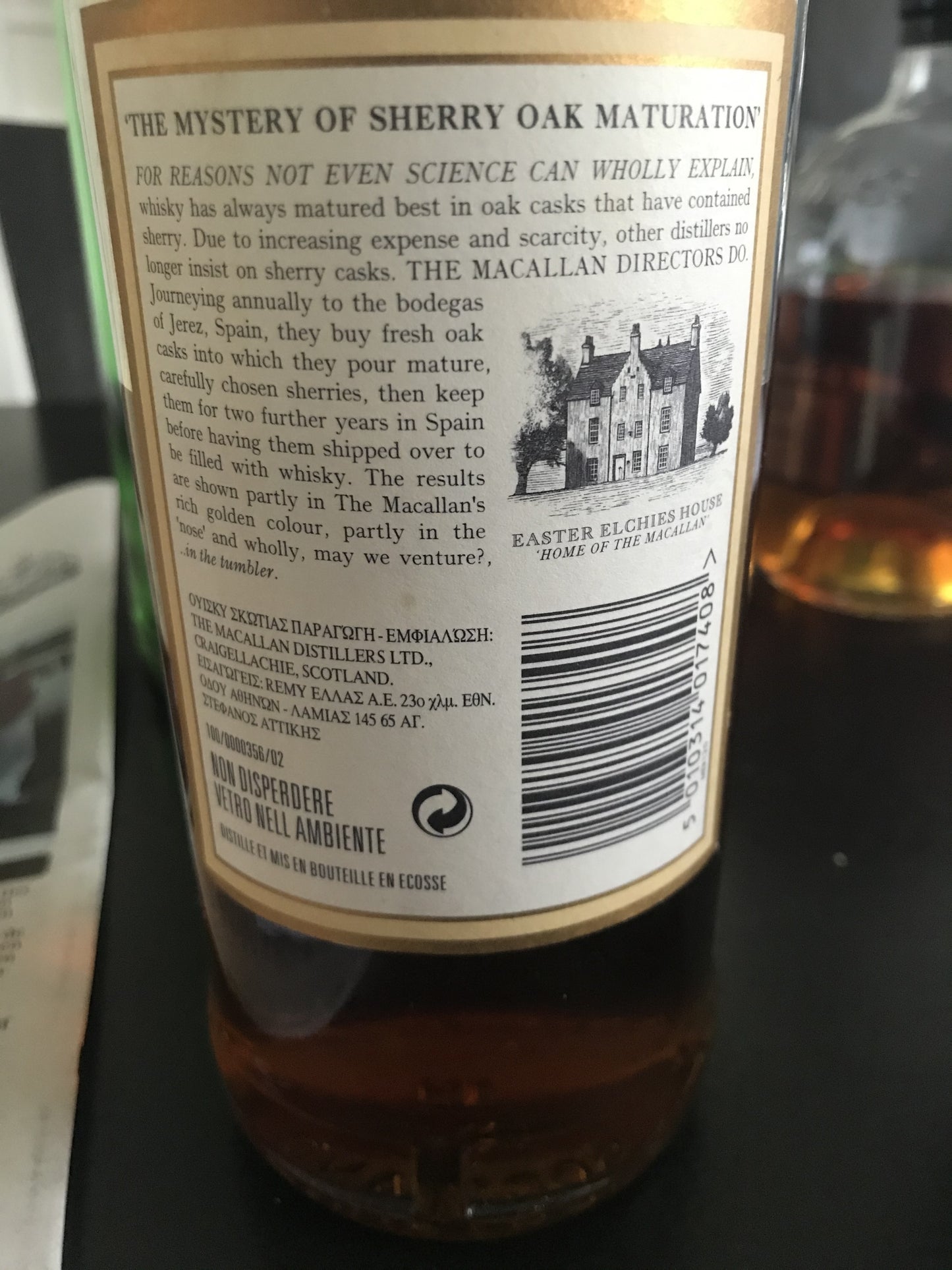 Macallan 12y OB - sherry oak from Jerez - 6cl