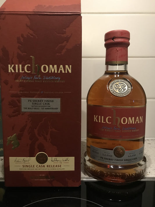 Kilchoman 2012 single px sherry finish cask 41/2012 - 6cl