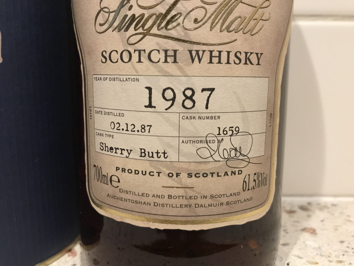 Auchentoshan 1987 - 17y single cask 1659 OB