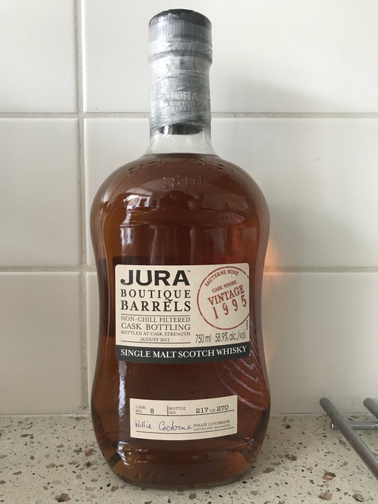 Jura 1995 Vintage - boutique barrels, single cask 8, OB - 6cl