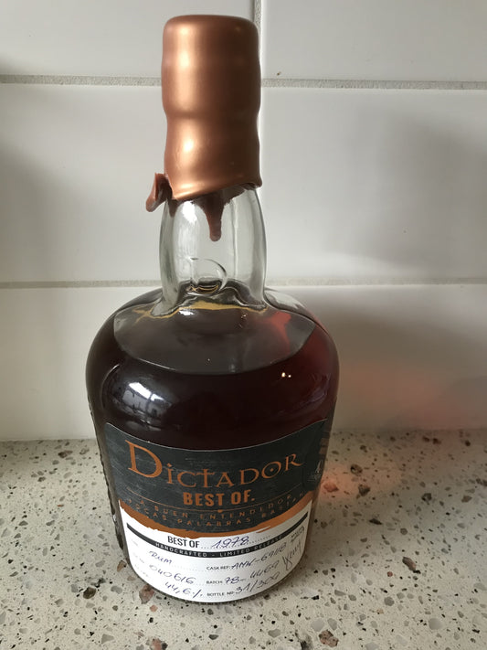 Dictador - Best of 1978 - single cask rum - 6cl