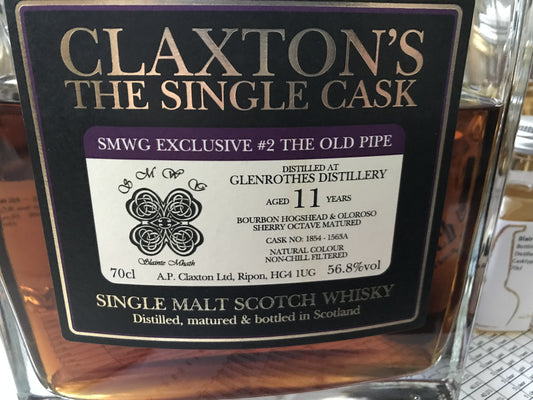 Glenrothes 2007 - 11y Claxton's single cask 1854 - 1563A - 6cl