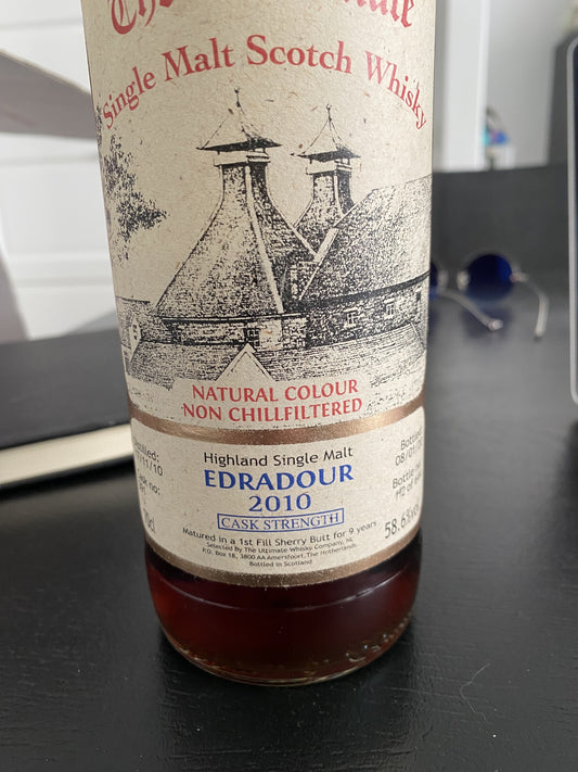 Edradour 2010 cask strength c. 391 - Ultimate vw - 6cl