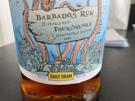Barbados rum Foursquare 2006 - 15y daily dram - 6cl
