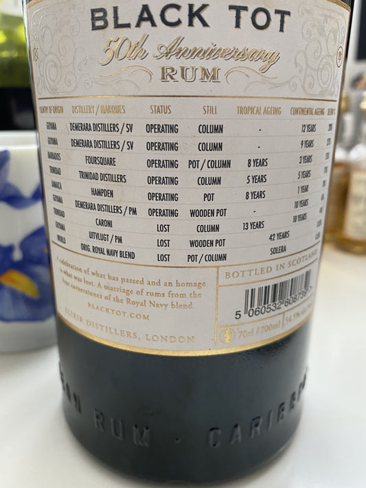 Black Tot 50th anniversary rum - 6cl