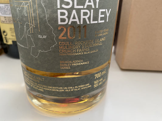Bruichladdich 2011 islay barley - 6y old - 6cl