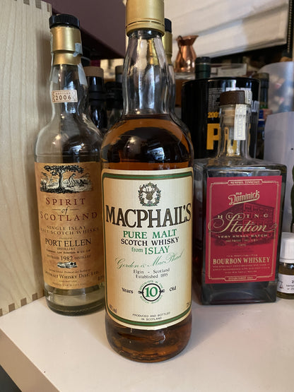 MacPhail's pure malt from Islay 10y, sample from a 75cl bottle - 6cl