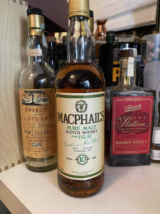 MacPhail's pure malt from Islay 10y, sample from a 75cl bottle - 6cl