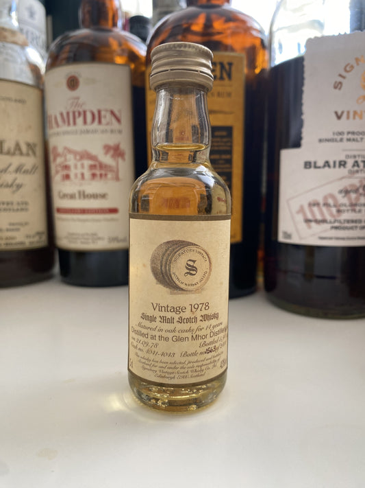 Glen Mhor 1978 signatory vintage - miniature