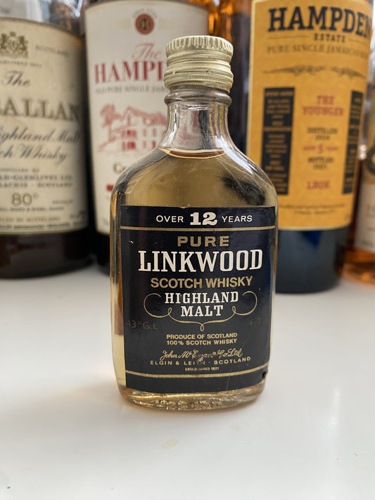 Linkwood 12y pure highland malt - miniature