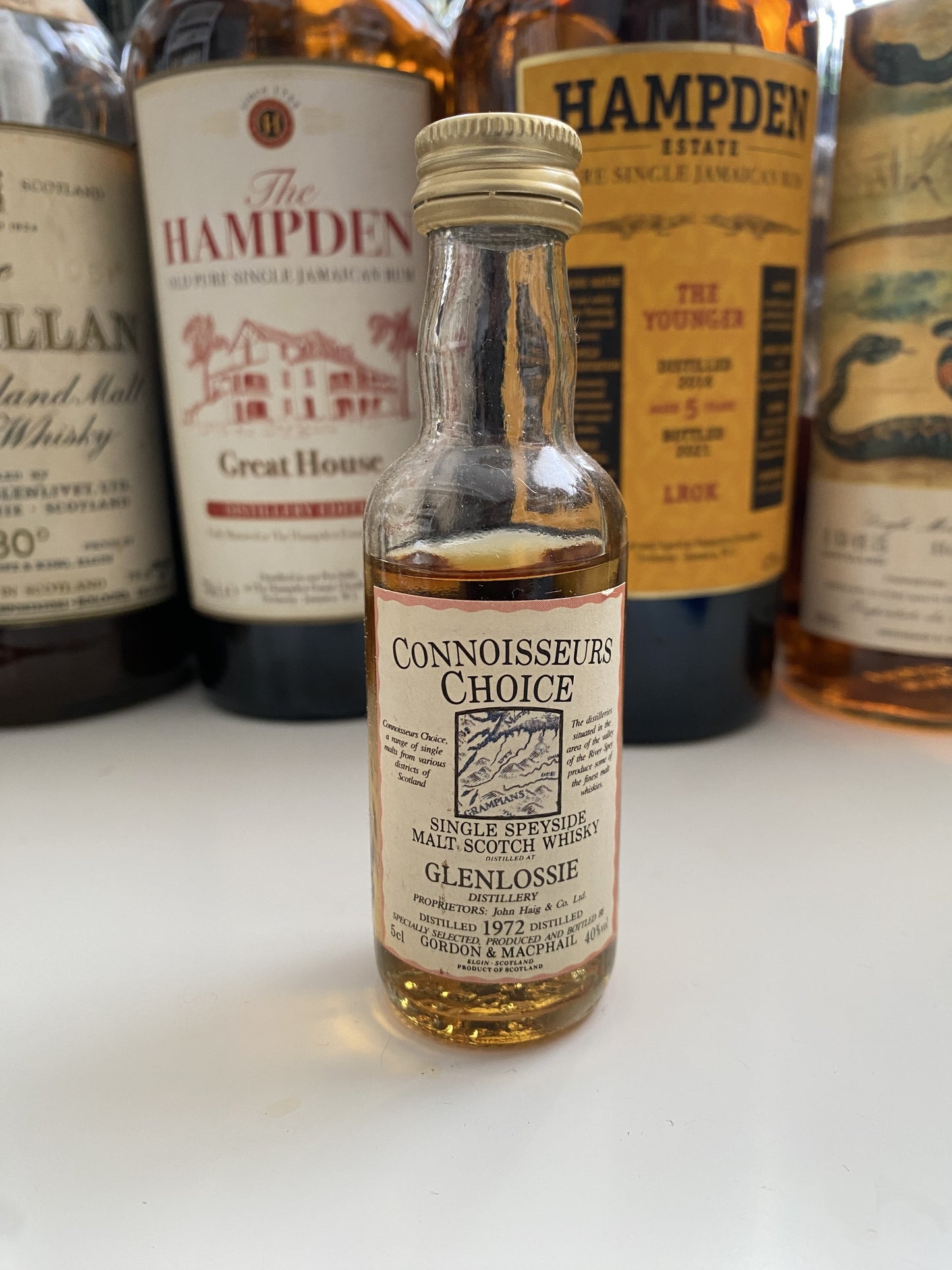 Glenlossie 1972 GM CC new label - miniature