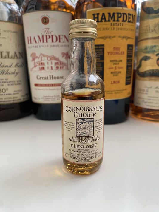 Glenlossie 1972 GM CC new label - miniature