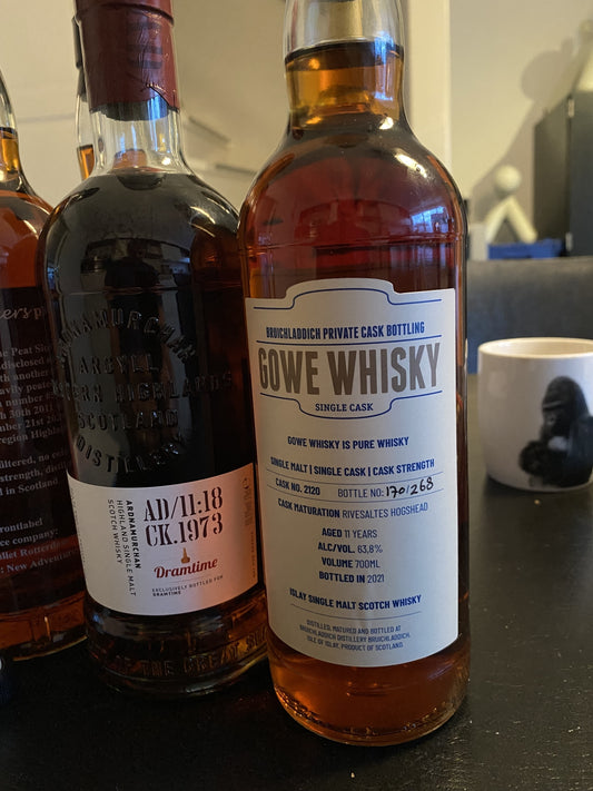 Bruichladdich 11y Rivesaltes - single cask 2120 Gowe - 6cl
