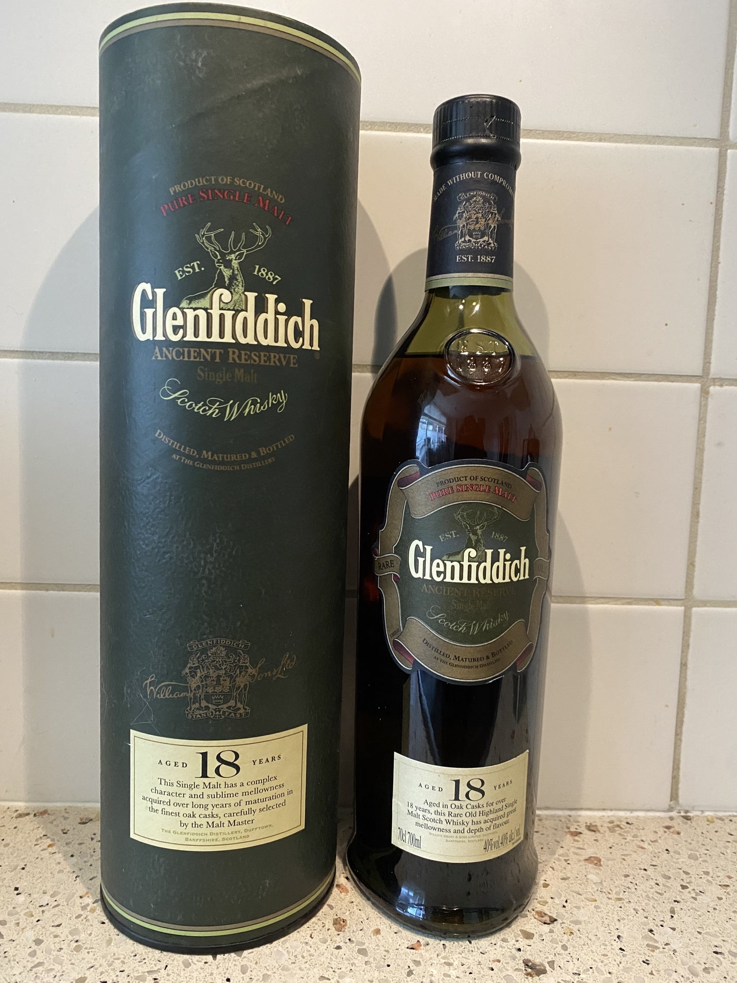 Glenfiddich 18y ancient reserve - older edition - 6cl