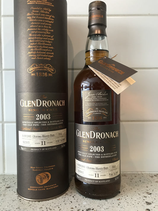 Glendronach 2003 – 11y, oloroso butt cask 5552 - 6cl