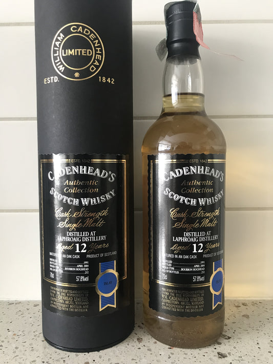 Laphroaig 1991 - 12y Cadenhead single cask - 6cl