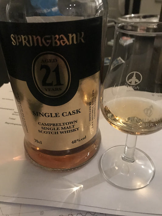 Springbank 21y single oloroso cask NL 2016 edition