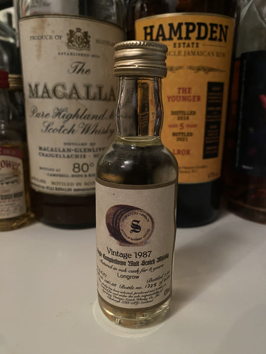 Longrow 1987, cask 136-38 SV - miniature