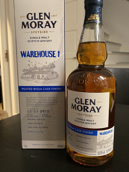 Glen Moray Warehouse 1 - peated rioja cask finish - 6cl