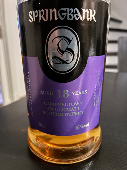 Springbank 18y OB - 2016 edition - 6cl