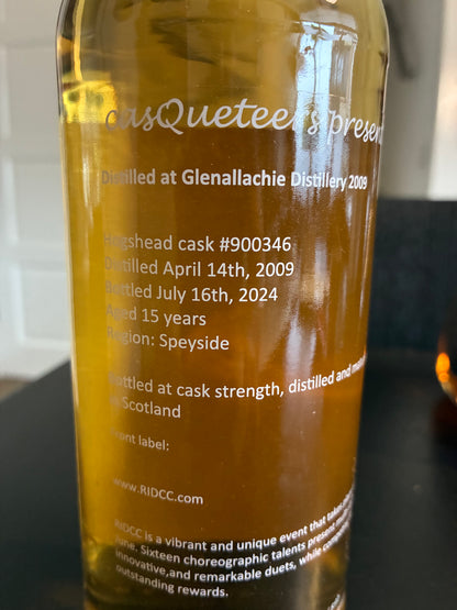 Glenallachie 2009 - 15y single cask 900346 - full bottle