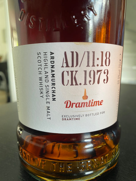 Ardnamurchan AD/11:18 single cask 1973 for Dramtime - 6cl