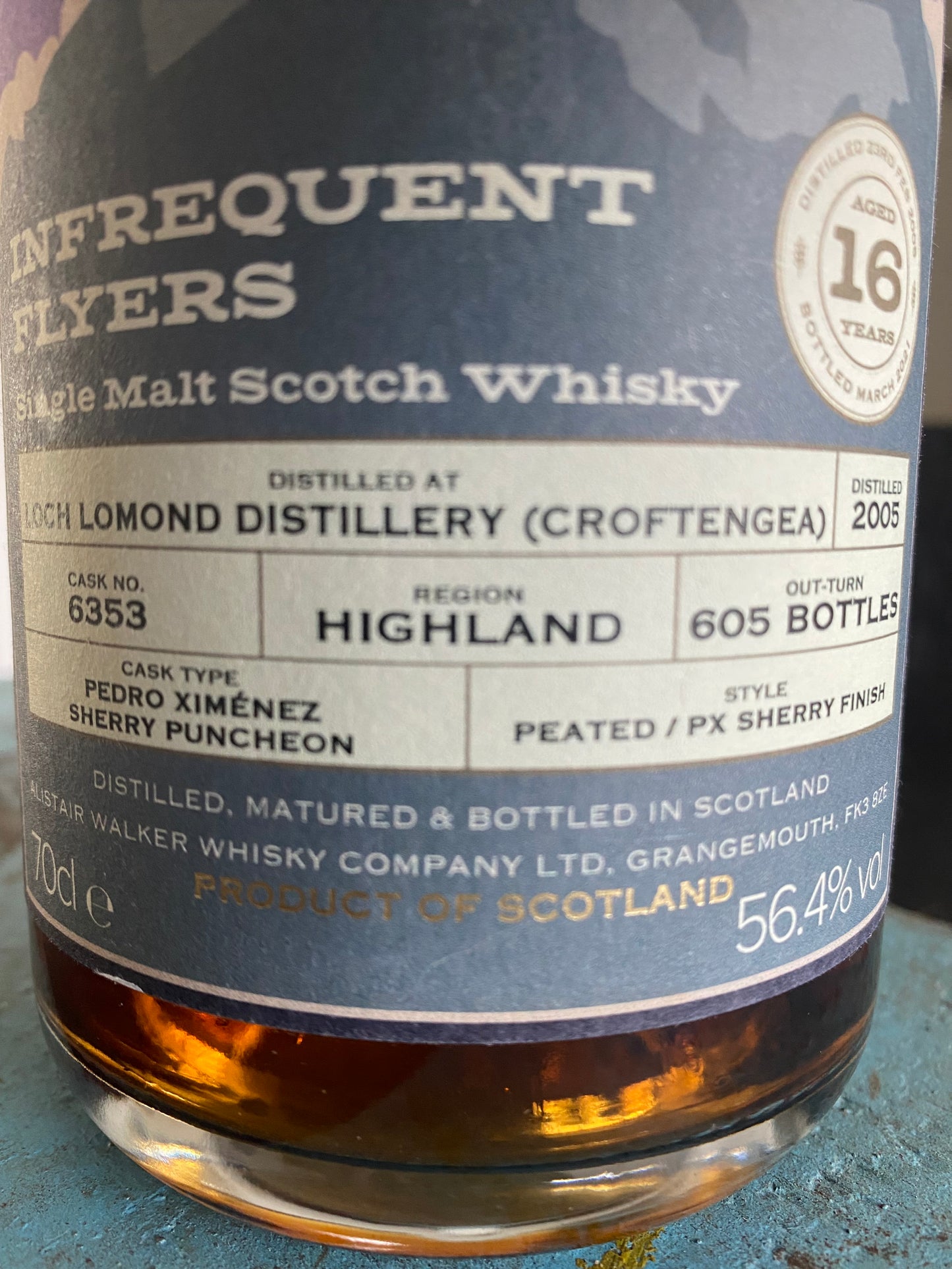 Loch Lomond (Croftengea) 2005 - 16y - single cask 6353 px - 6cl