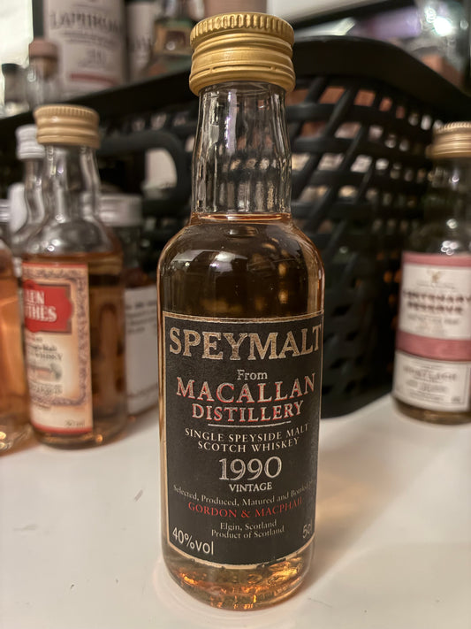 Macallan Speymalt 1990 whiskey - miniature