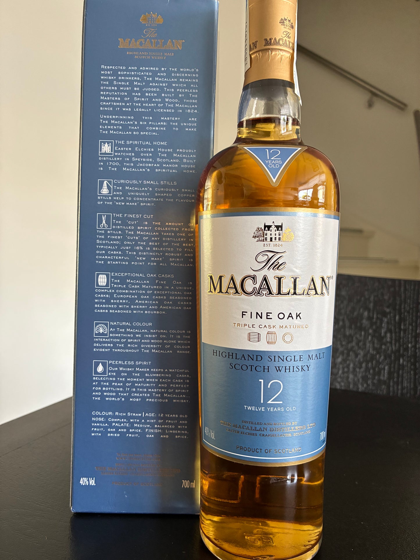 Macallan 12y fine oak - triple cask matured - full bottle