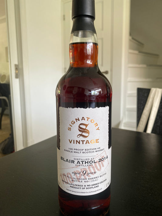 Blair Athol 2014 - 9y 100 proof SV #3 - 6cl