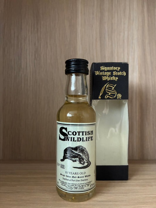 Port Ellen 10y Scottish wildlife - miniature