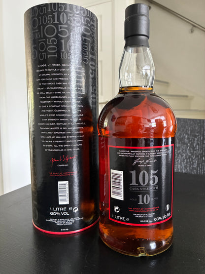 Glenfarclas 10y - 105 cask strength 1l - full bottle