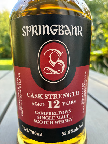 Springbank 12y cask strength batch 27 2025 - 6cl