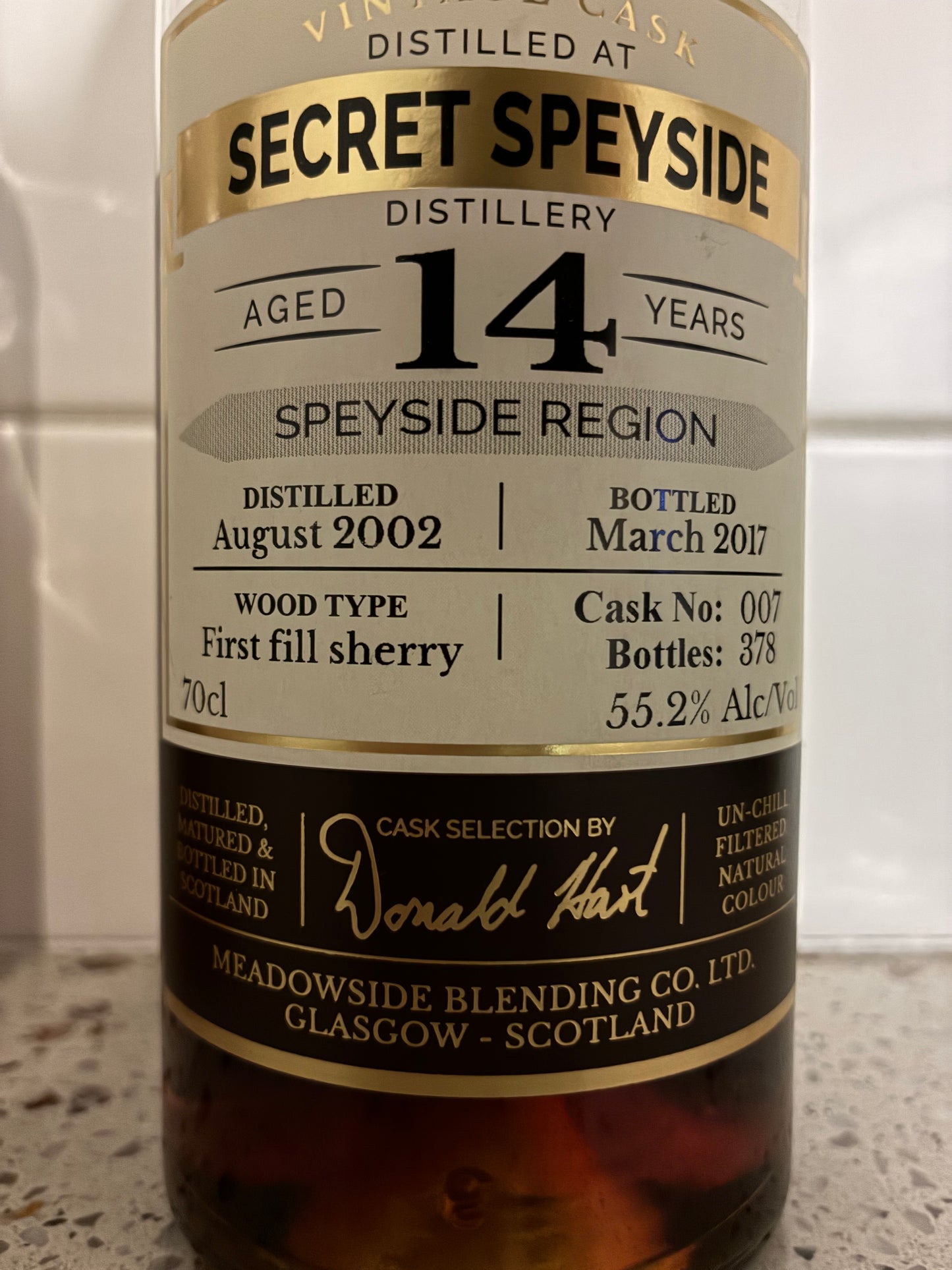 Macallan 2002 – 14y, first fill sherry single cask - 6cl