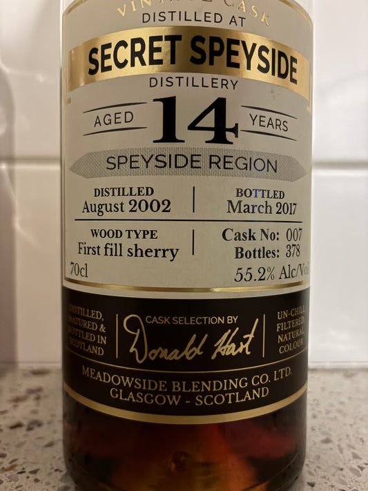 Macallan 2002 – 14y, first fill sherry single cask - 6cl