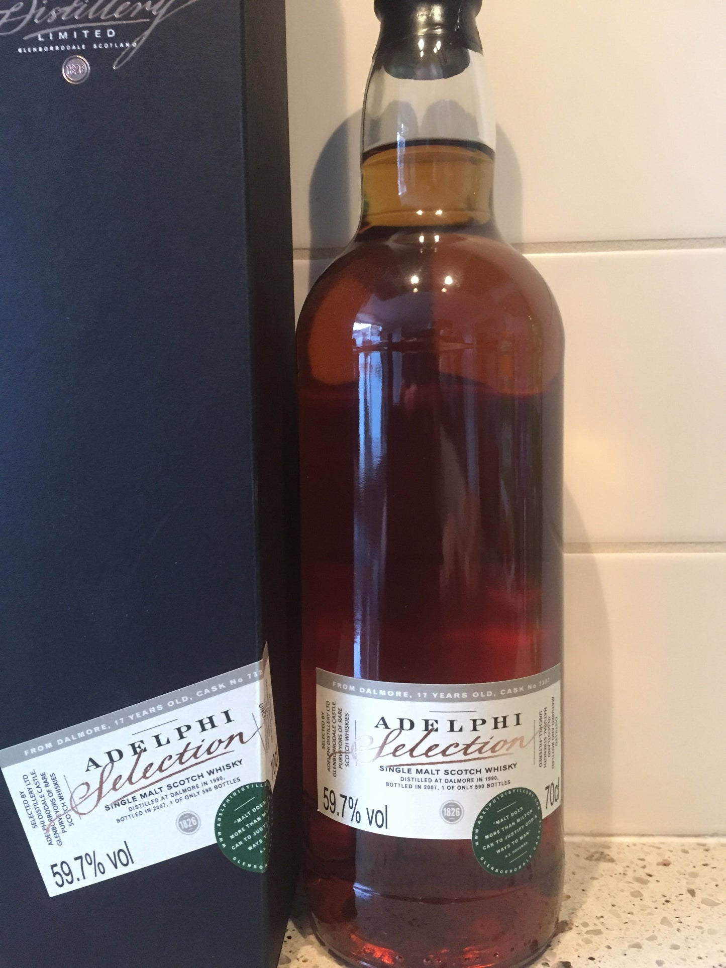 Dalmore 1990 - 17y Adelphi single cask 7327
