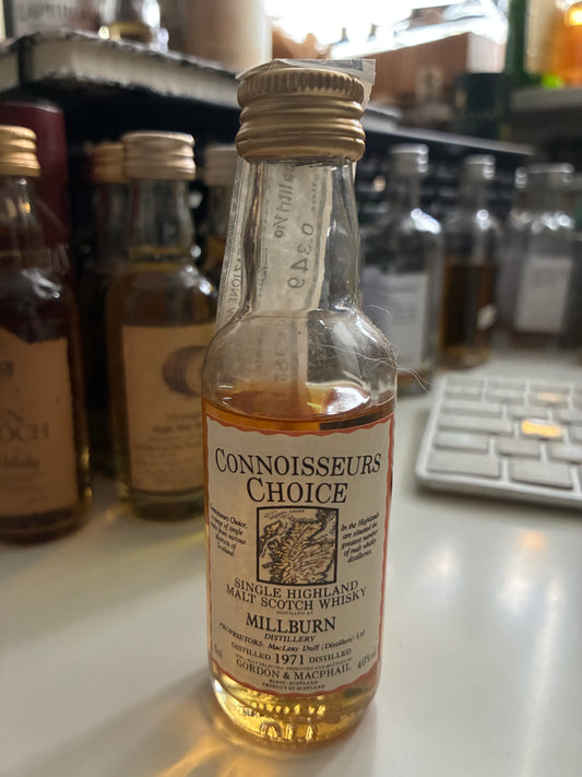 Millburn 1971 GM CC white label - miniature